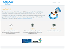 Tablet Screenshot of aahlaad.com